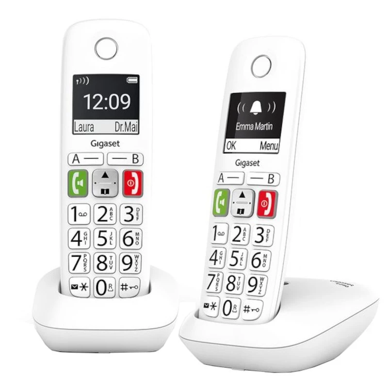 Gigaset E290 Duo Teléfono DECT/analógico Blanco - Teléfono