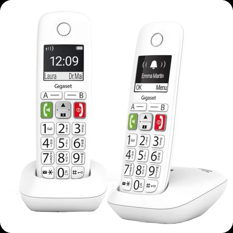Gigaset E290 Duo Teléfono DECT/analógico Blanco - Teléfono