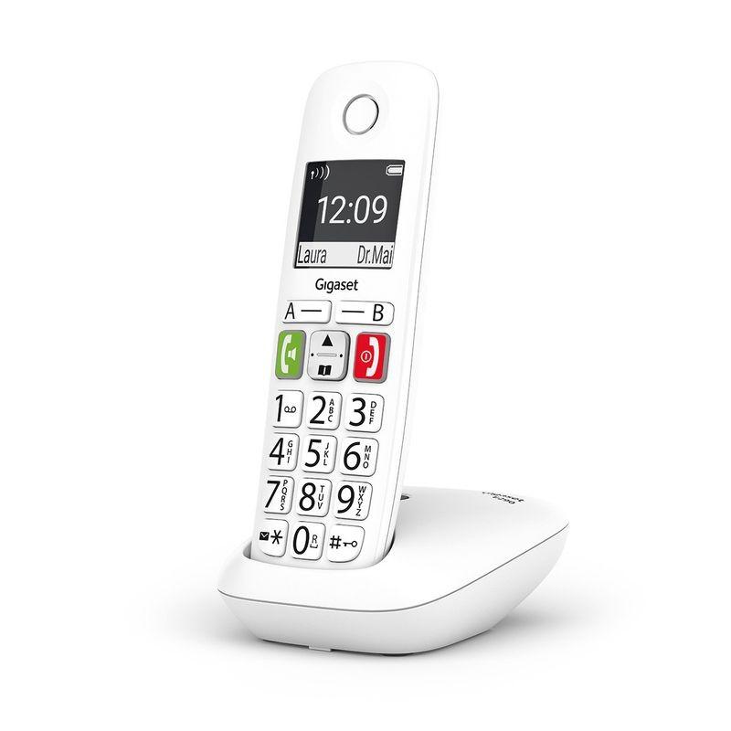 Pantalla de Gigaset E290 Duo Teléfono DECT/analógico Blanco - Teléfono