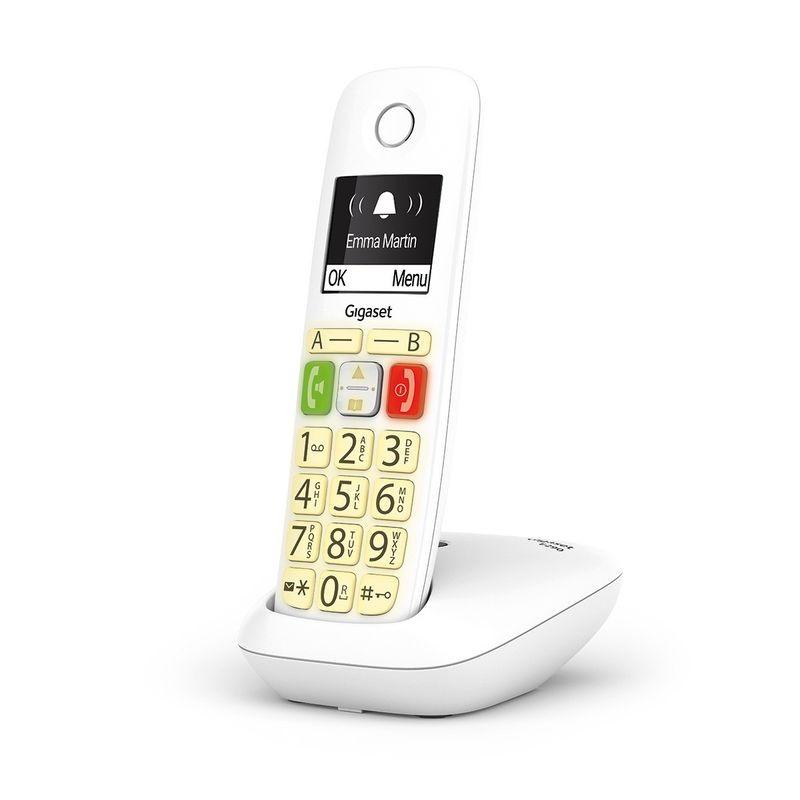 Iluminación de Gigaset E290 Duo Teléfono DECT/analógico Blanco - Teléfono