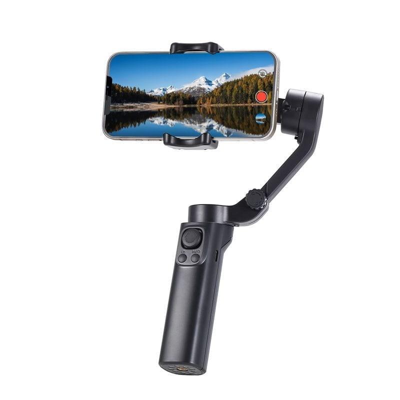 Adaptável Gimbal  F5 Plus 3 Ejes Negro - Estabilizador de smartphone