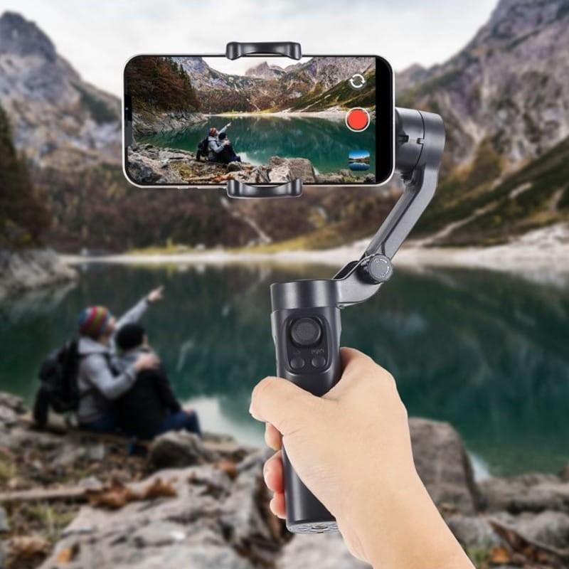 Control de Gimbal  F5 Plus 3 Ejes Negro - Estabilizador de smartphone