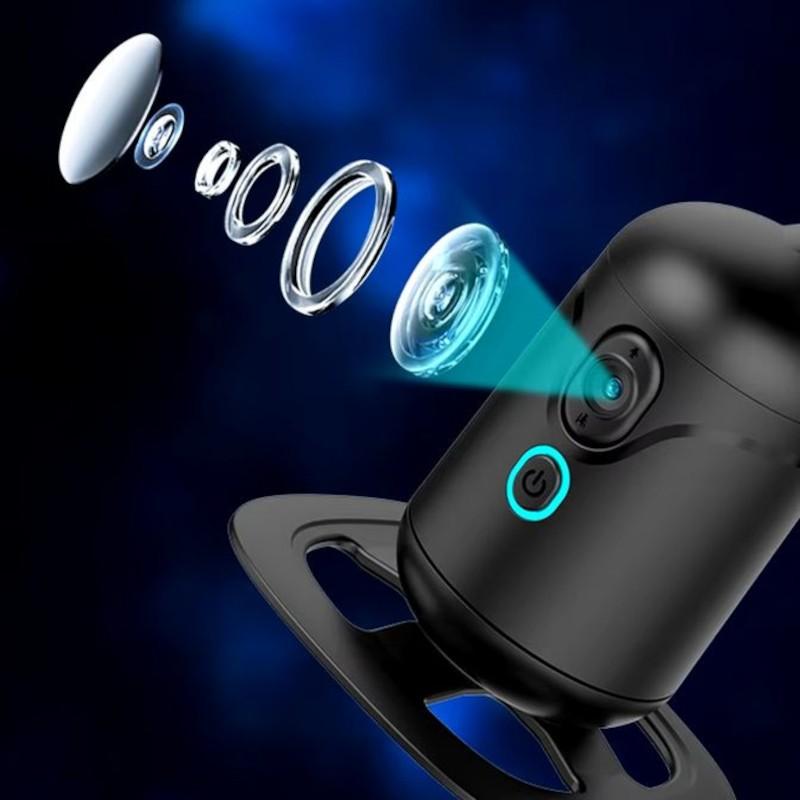 Lente de Gimbal Q7 Negro - Estabilizador para Smartphone