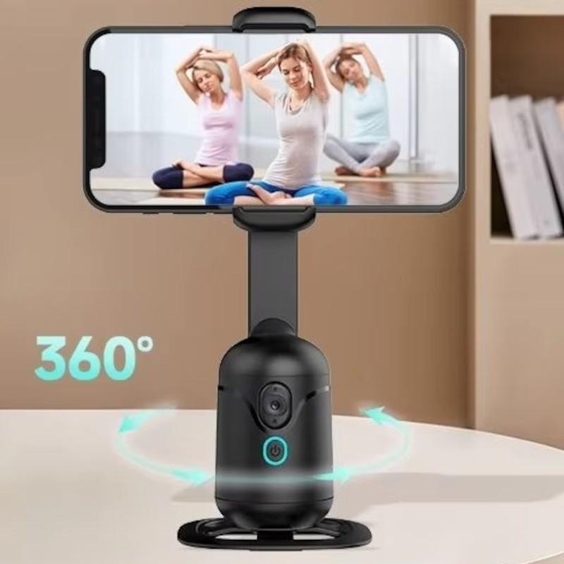 360º de Gimbal Q7 Negro - Estabilizador para Smartphone