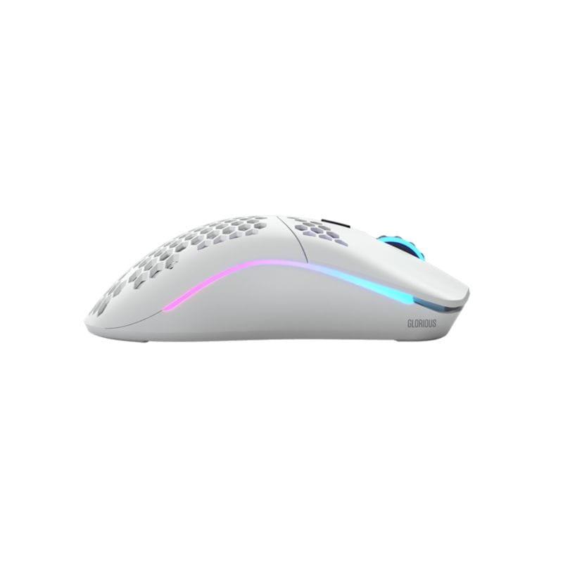 Rato Glorious Race Model O 19000 DPI Branco com botões programáveis
