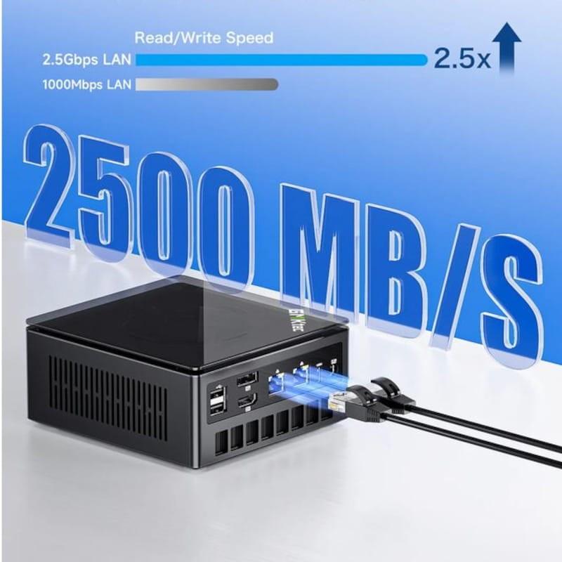 Cable de GMKtec NucBox K8 Plus Ryzen 7 8845HS/32GB/1TB/W11 Negro - Mini PC