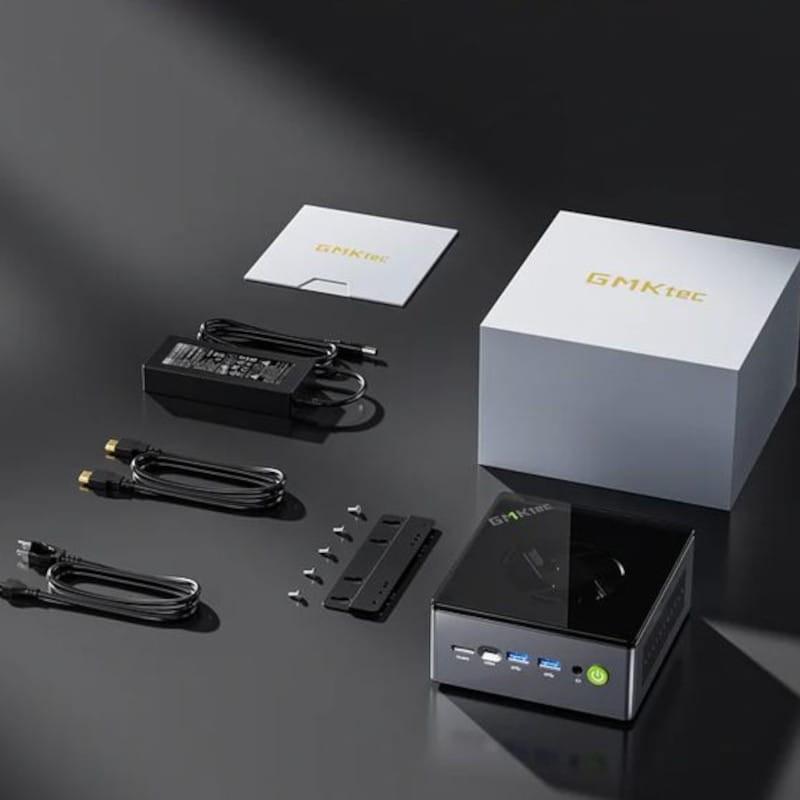 Contenu de GMKtec NucBox M7 AMD Ryzen 7 Pro 6850H/16 Go DDR5/512 Go SSD/Windows 11 Pro Argent - Mini PC