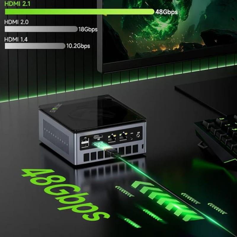 Adaptable GMKtec NucBox M7 AMD Ryzen 7 Pro 6850H/16 Go DDR5/512 Go SSD/Windows 11 Pro Argent - Mini PC