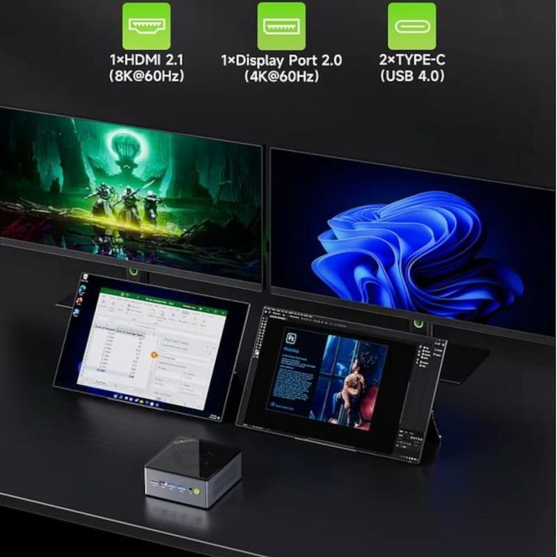 SO de GMKtec NucBox M7 AMD Ryzen 7 Pro 6850H/16 Go DDR5/512 Go SSD/Windows 11 Pro Argent - Mini PC