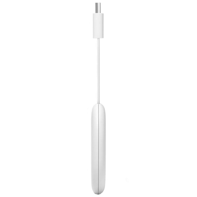 vista lateral del Google Chromecast con Google TV Full HD Blanco