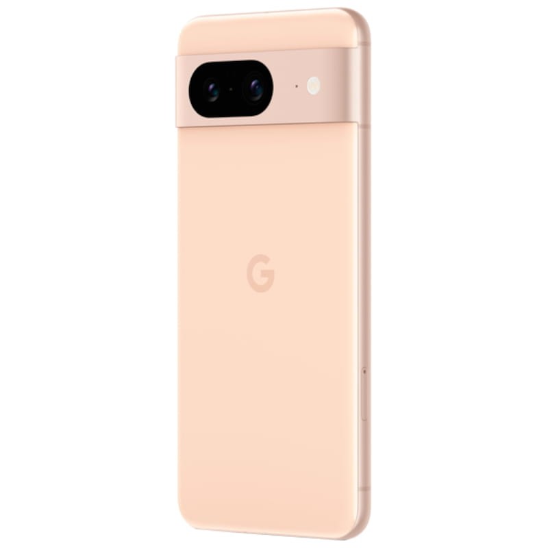 Google Pixel 8 5G 8GB/128GB Rosa - Teléfono móvil vista trasera lado derecho
