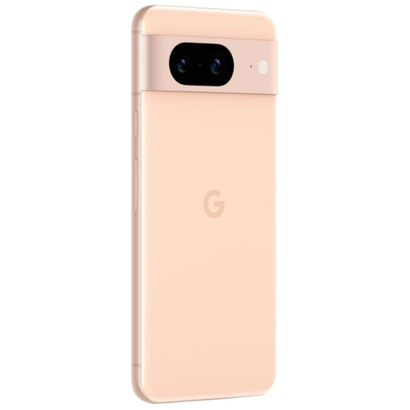 Google Pixel 8 5G 8GB/128GB Rosa - Teléfono móvil vista trasera lado izquierdo