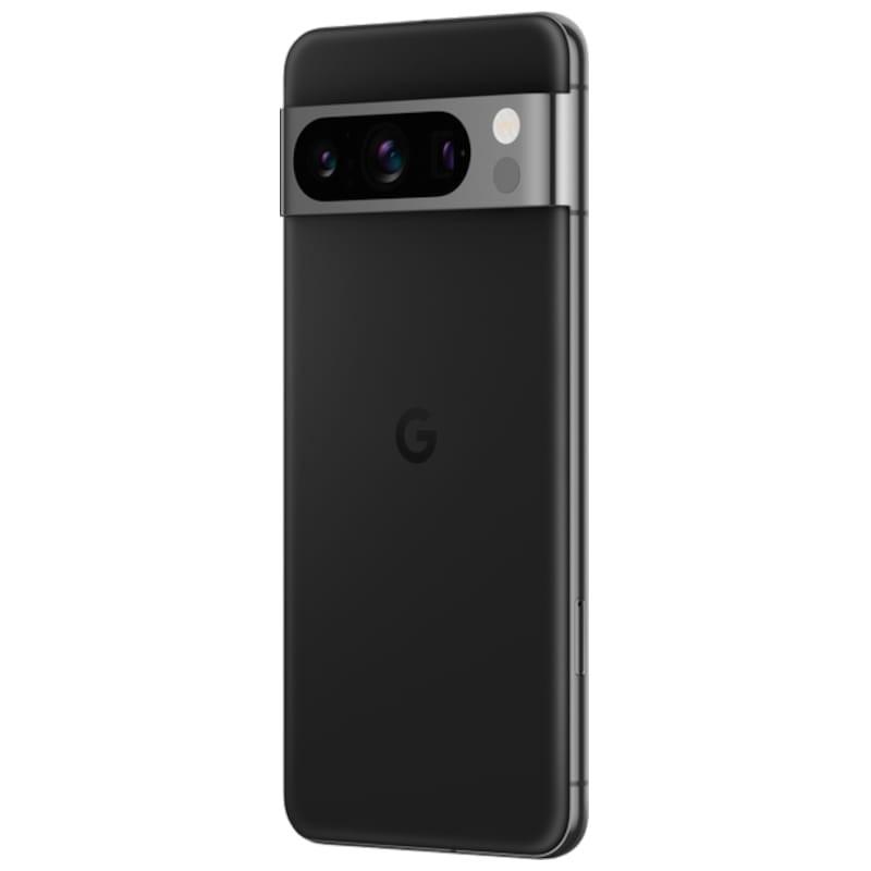 Google Pixel 8 Pro 5G 12GB/128GB Negro Obsidiana - Teléfono móvil vista trasera lado derecho