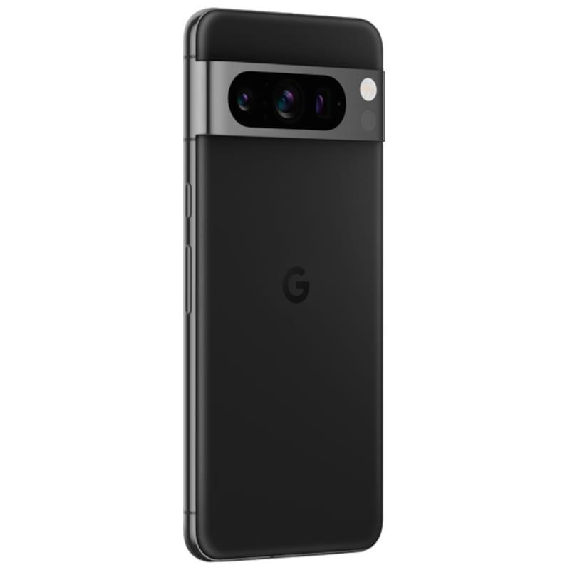 Google Pixel 8 Pro 5G 12GB/128GB Negro Obsidiana - Teléfono móvil vista trasera lado izquierdo