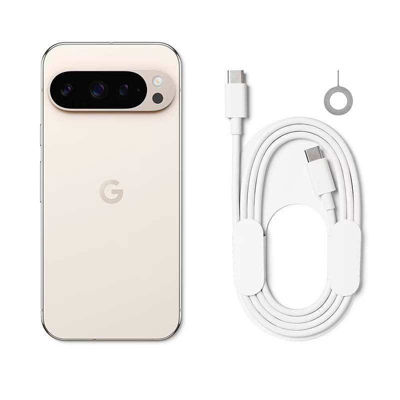Google Pixel 9 Pro 5G 16Go/128Go Porcelaine - contenu de l'emballage