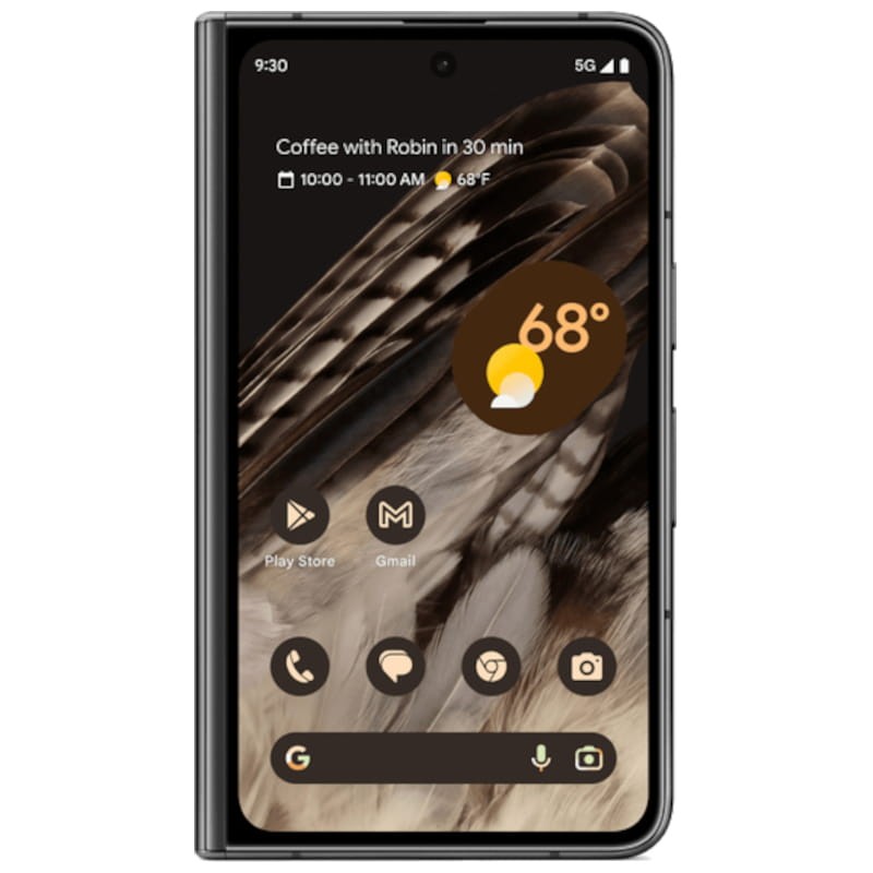 Frontal de Google Pixel Fold 5G 12GB/256GB Negro - Teléfono móvil