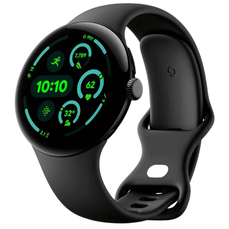 Google Pixel Watch 3 45mm Wi-Fi Preto com Bracelete Obsidiana