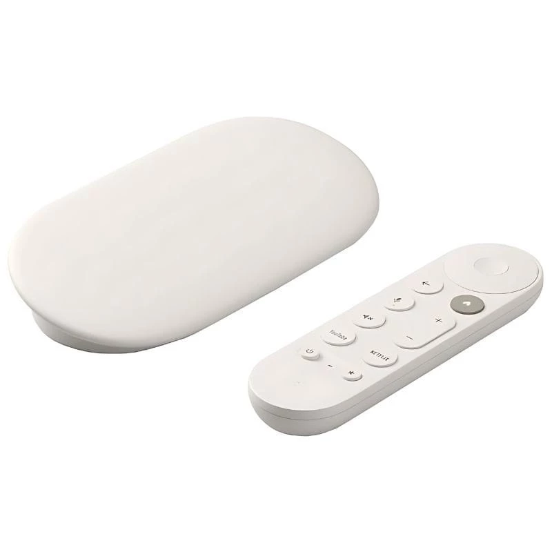 Google TV Streamer 4K avec IA et commande vocale Porcelaine - Android TV