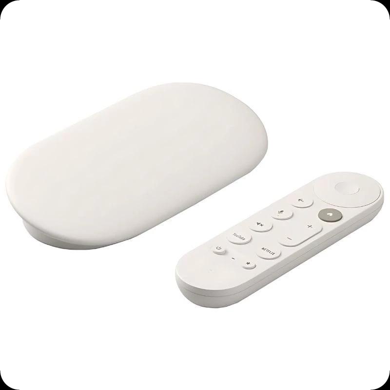 Google TV Streamer 4K avec IA et commande vocale Porcelaine - Android TV