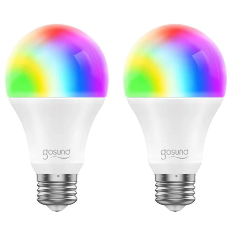 Gosund NiteBird WB4-2 RGB E27 Tuya Pack de 2 - Ampoule LED intelligente