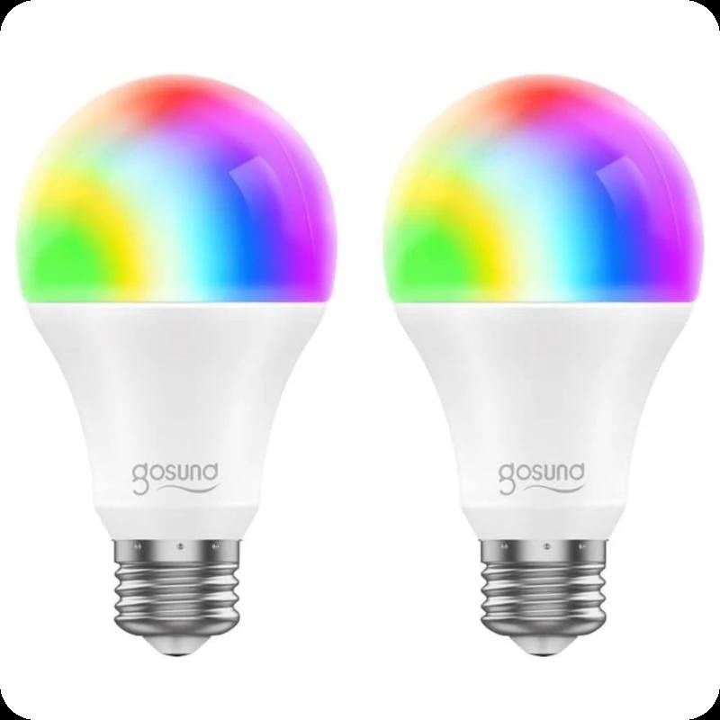 Gosund NiteBird WB4-2 RGB E27 Tuya Pack de 2 - Ampoule LED intelligente