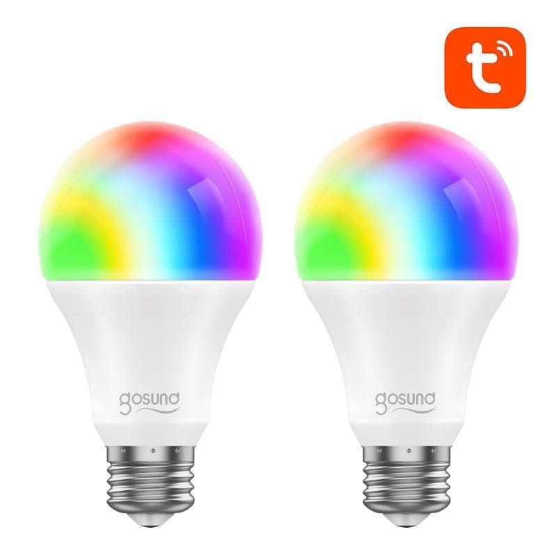 Tuya de Gosund NiteBird WB4-2 RGB E27 Tuya Pack de 2 - Ampoule LED intelligente