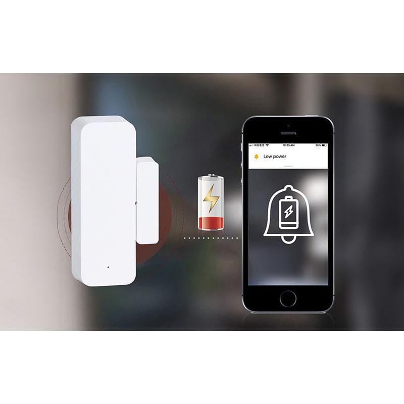 Alarma de Gosund S2 Tuya WiFi  Blanco- Sensor para puerta y ventana