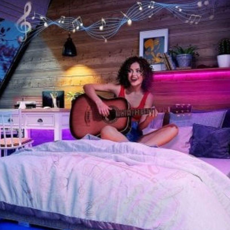 Govee H6110 com iluminação RGB personalizável