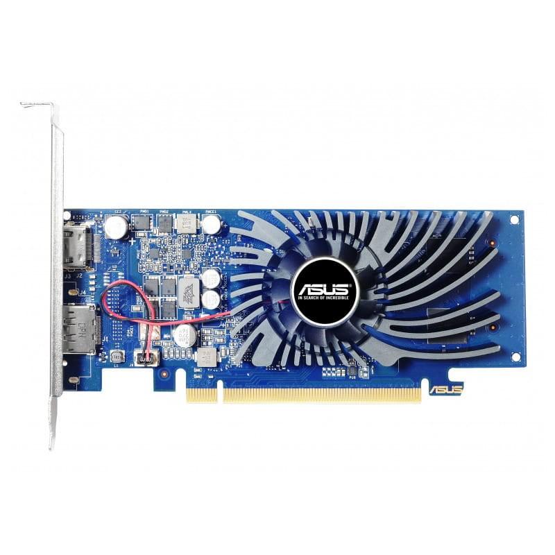 ASUS GT1030-2G-BRK NVIDIA GeForce GT 1030 2 GB GDDR5 Blue - Vista frontal da placa gráfica