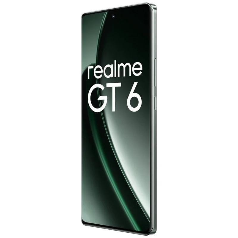  Realme GT6 8GB/256GB Verde - Imagem do visor do lado esquerdo do telemóvel