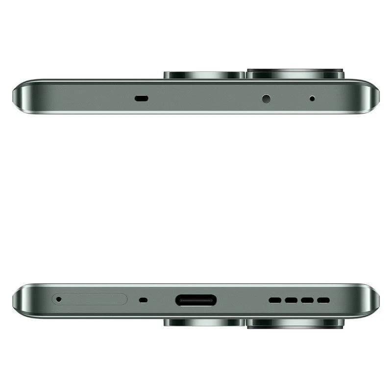 Realme GT6 8GB/256GB Verde - Imagem de perfil do telemóvel com vista para a porta de carregamento