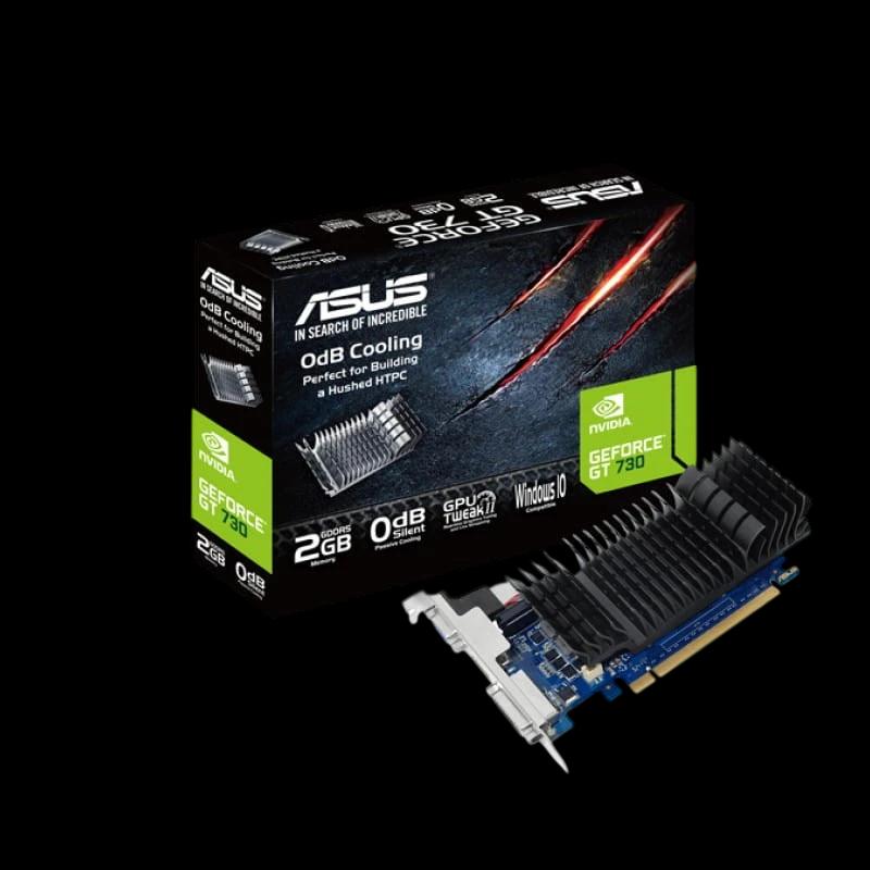 ASUS GT730-SL-2GD5-BRK NVIDIA GeForce GT 730 2 GB GDDR5 Preto, Azul - Placa Gráfica