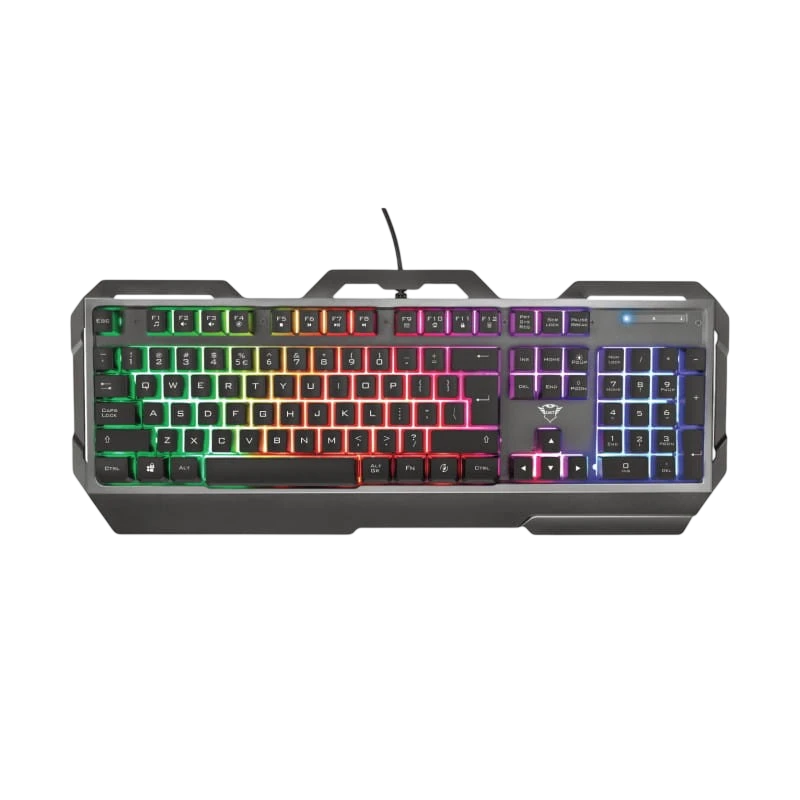Trust GXT 856 Torac Membrana RGB Negro - Teclado Gaming