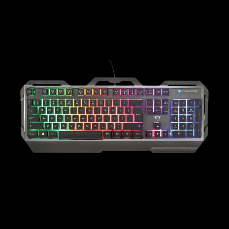 Trust GXT 856 Torac Membrana RGB Negro - Teclado Gaming