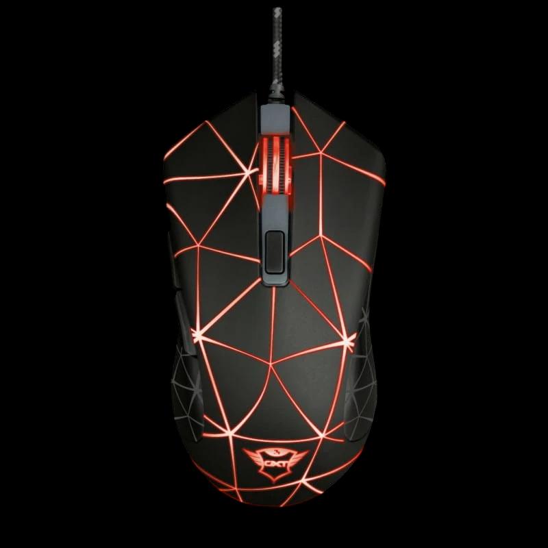 Trust GXT 133 Locx USB - Rato para jogos - Preto - 4000 DPI
