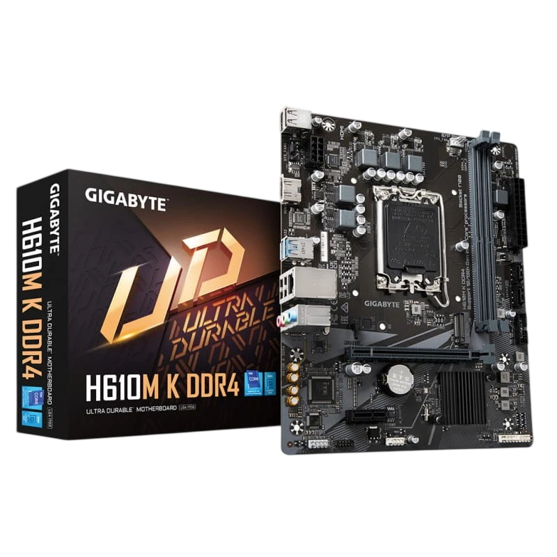 Gigabyte H610M K DDR4 1.0 LGA 1700 micro ATX Gigabit Ethernet – Placa Base