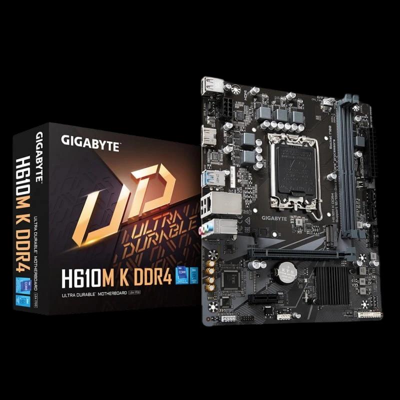 Gigabyte H610M K DDR4 1.0 LGA 1700 micro ATX Gigabit Ethernet – Placa Base