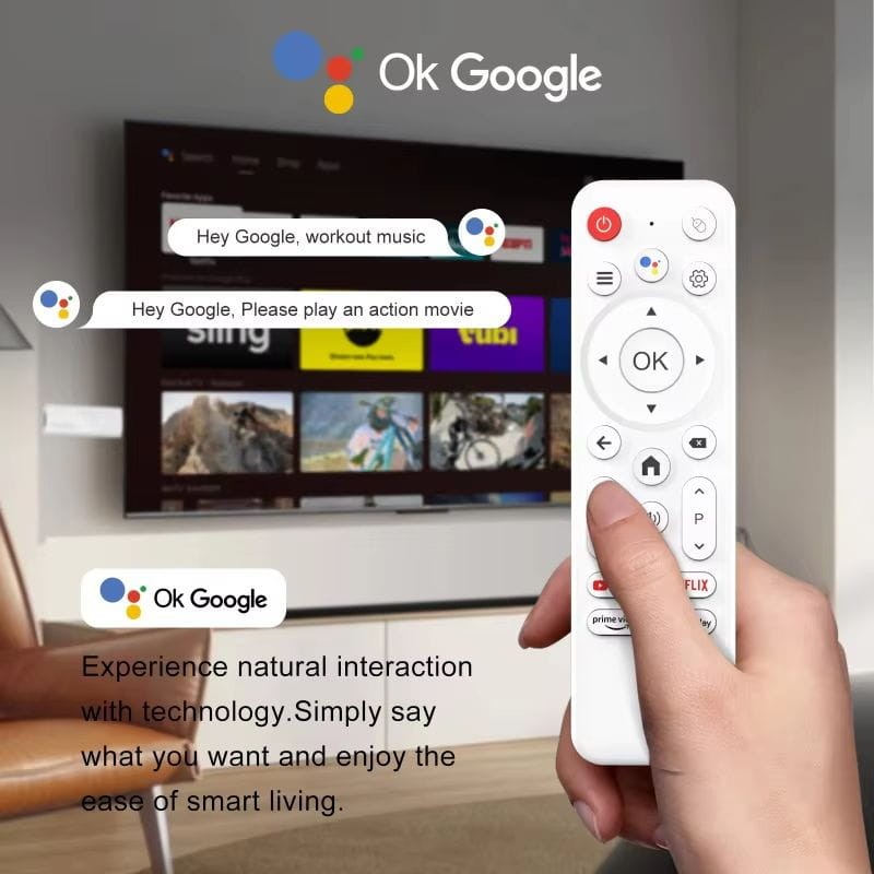 Google Assistant de H96 MAX H313 Mini 2Go/16Go Android 14 - Android TV Stick