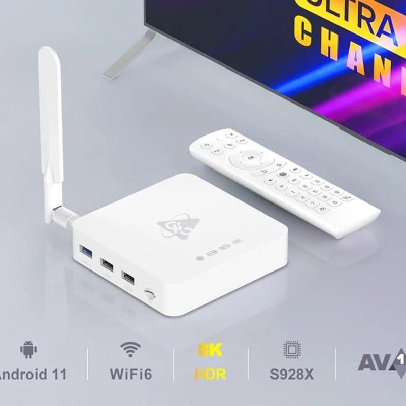 Caracteristicas de H96 Max M12 S928X 4GB/64GB WiFi 6 Blanco - Android TV