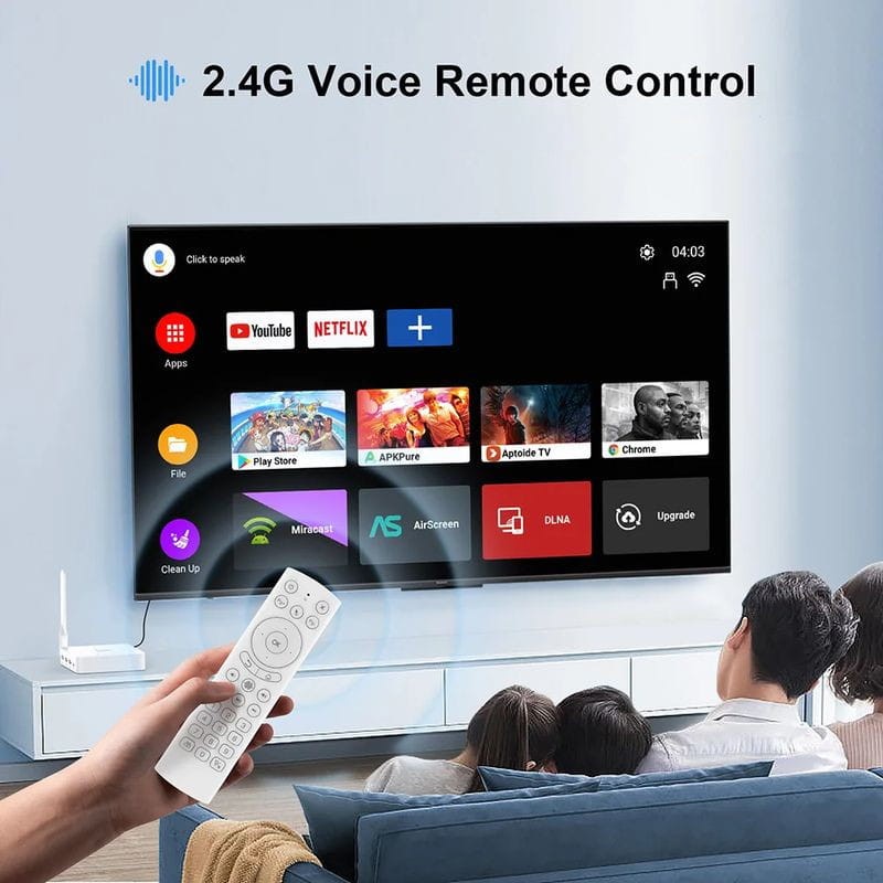 Adaptable H96 Max M12 S928X 4GB/64GB WiFi 6 Blanco - Android TV