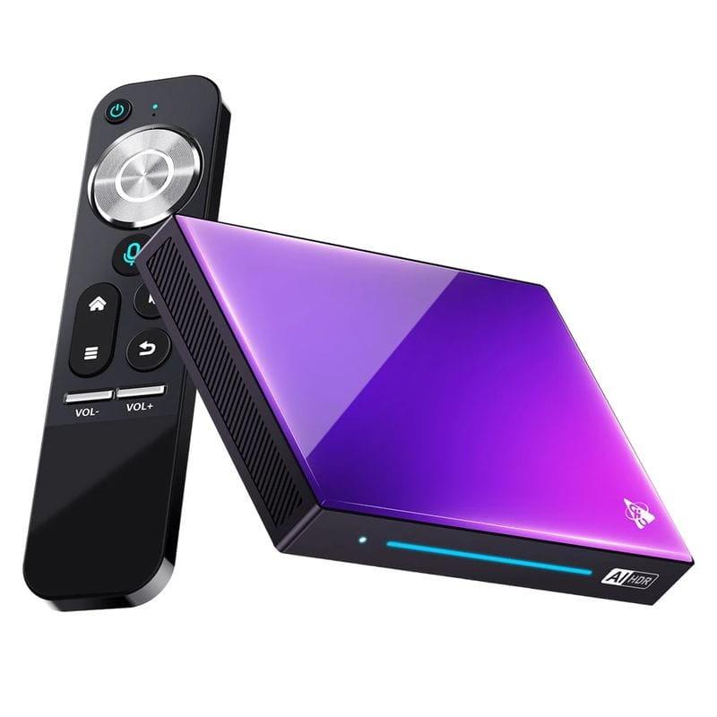 Mando de H96 Max M9 RK3576 8GB/128GB Wifi 6 Negro - Android TV