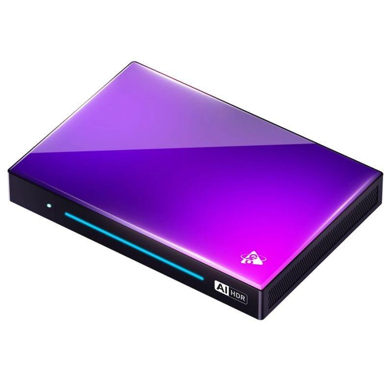 Desde arriba de H96 Max M9 RK3576 8GB/128GB Wifi 6 Negro - Android TV