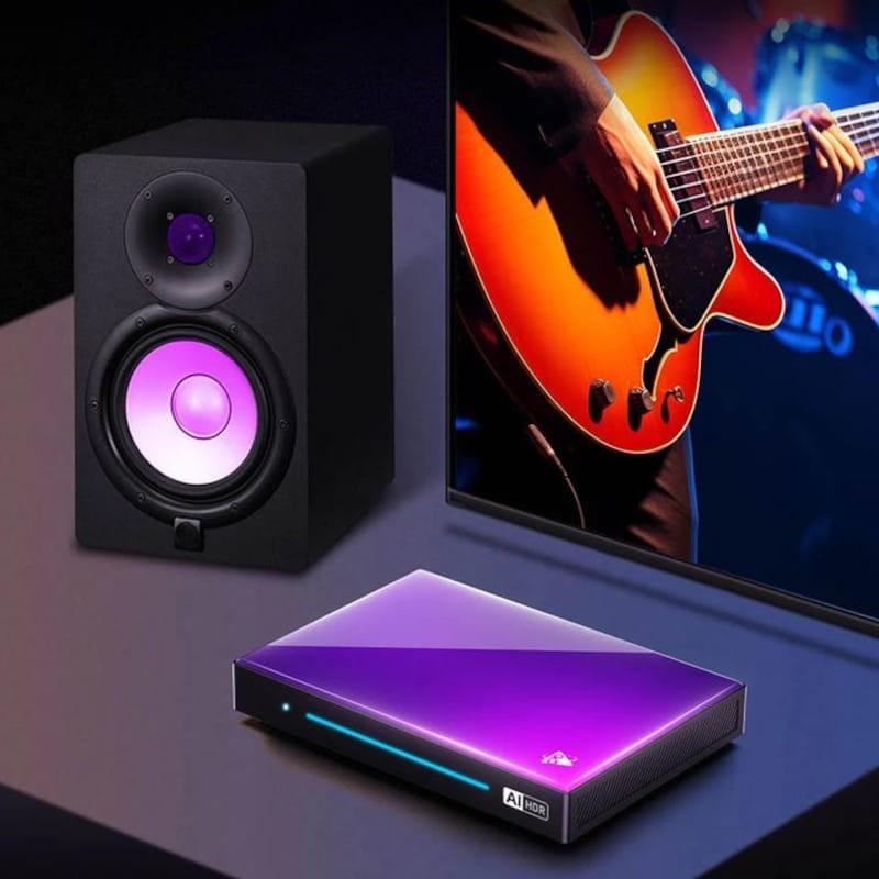 Potente H96 Max M9 RK3576 8GB/128GB Wifi 6 Negro - Android TV