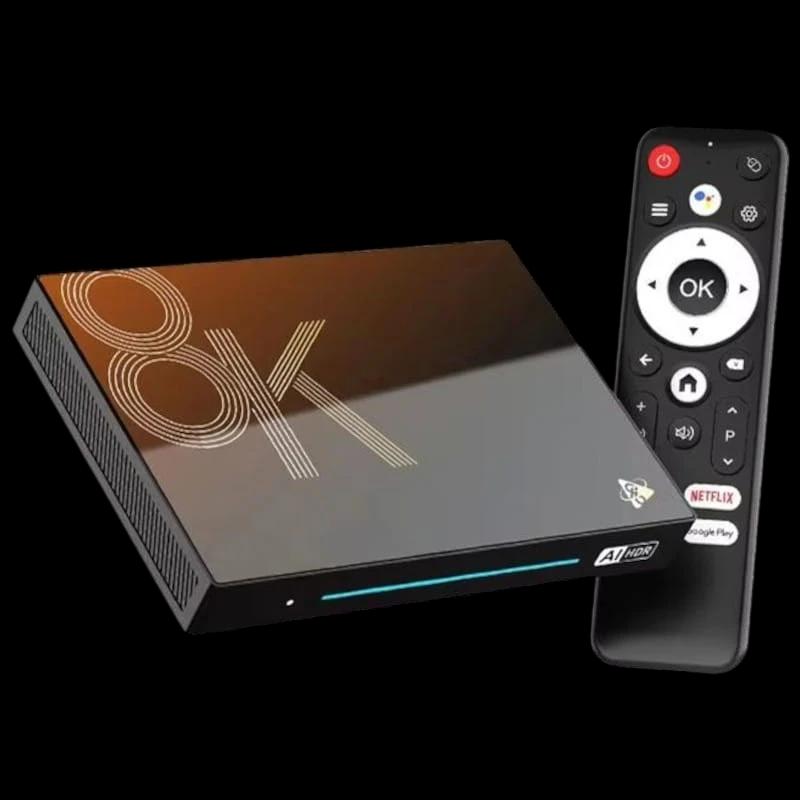 H96 MAX M9S 8K RK3576 8GB/128GB Wifi 6 Android 14 Negro - Android TV