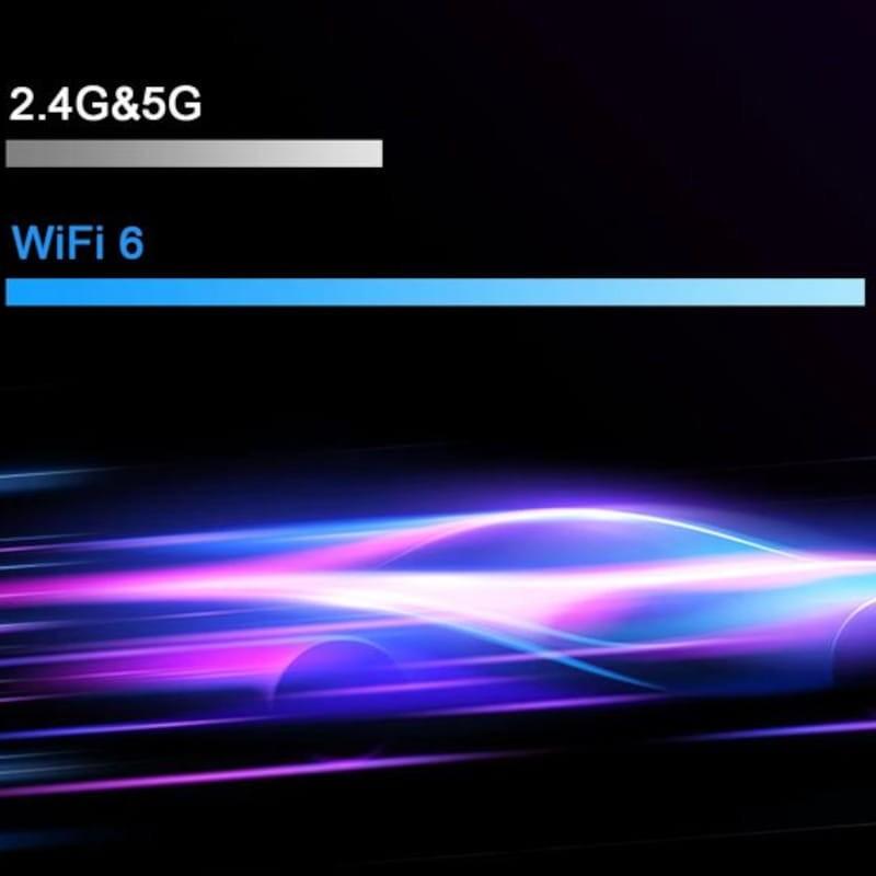 WiFi de H96 MAX M9S 8K RK3576 8GB/128GB Wifi 6 Android 14 Negro - Android TV