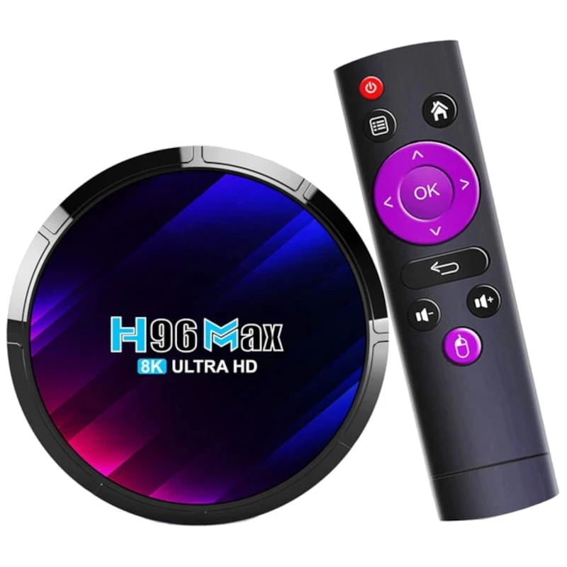 H96 MAX RK3528 4GB/32GB Android 13 Negro – Android TV