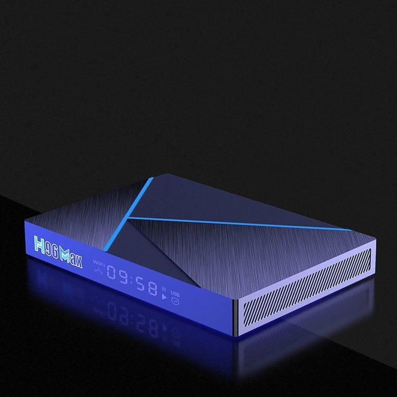 Lateral del H96 Max V56 RK3566 8GB/64GB Wifi Dual Android 12 - Android TV
