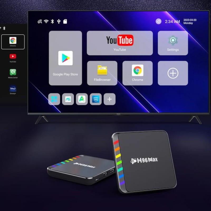 Gran potencia de H96 Max W2 S905W2 2GB/16GB 4K Wifi 6 AV1 Android 11 - Android TV