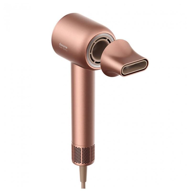 Dreame Hair Glory Pink - Secador de cabelo imagem de um secador de cabelo e de um bocal