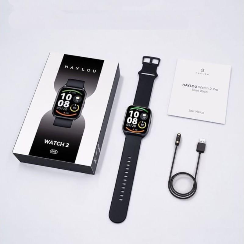 Contenido de la caja de Haylou LS02 Pro Azul - Reloj Inteligente